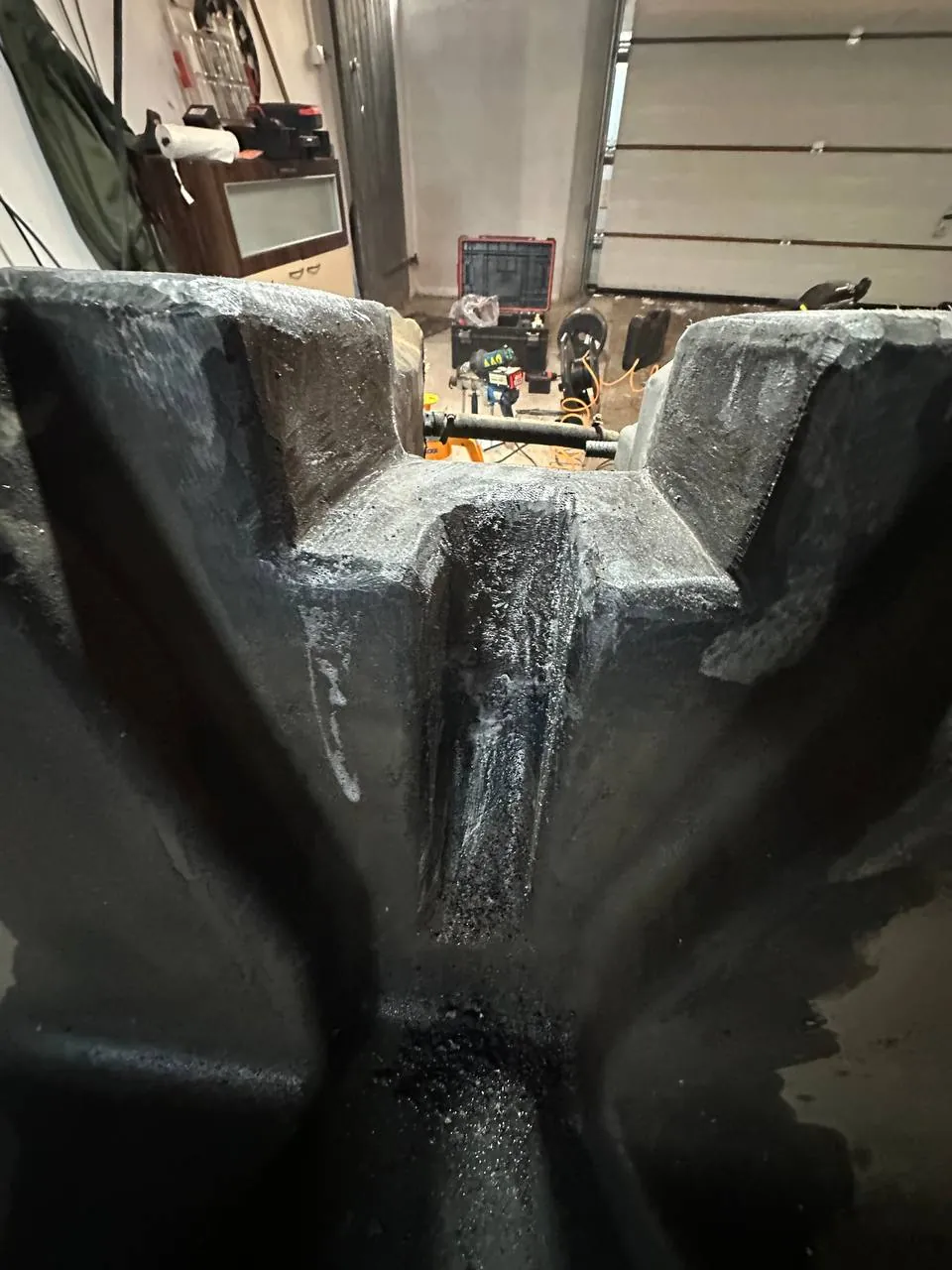 Foto 9 der Reparatur — Tank-Reparatur an der Spezialmaschine — Morgi
