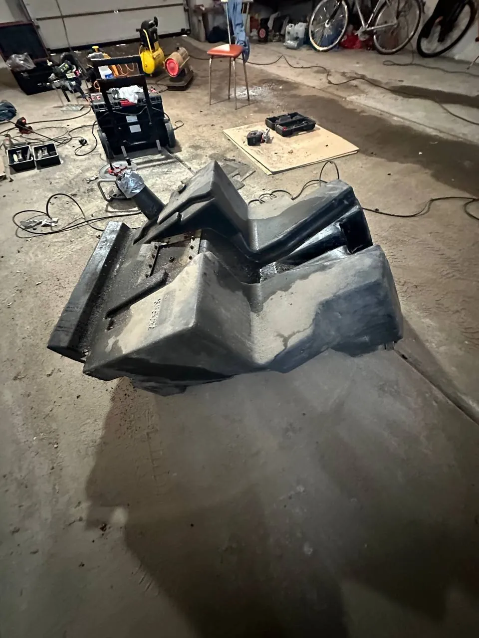 Foto 15 der Reparatur — Tank-Reparatur an der Spezialmaschine — Morgi
