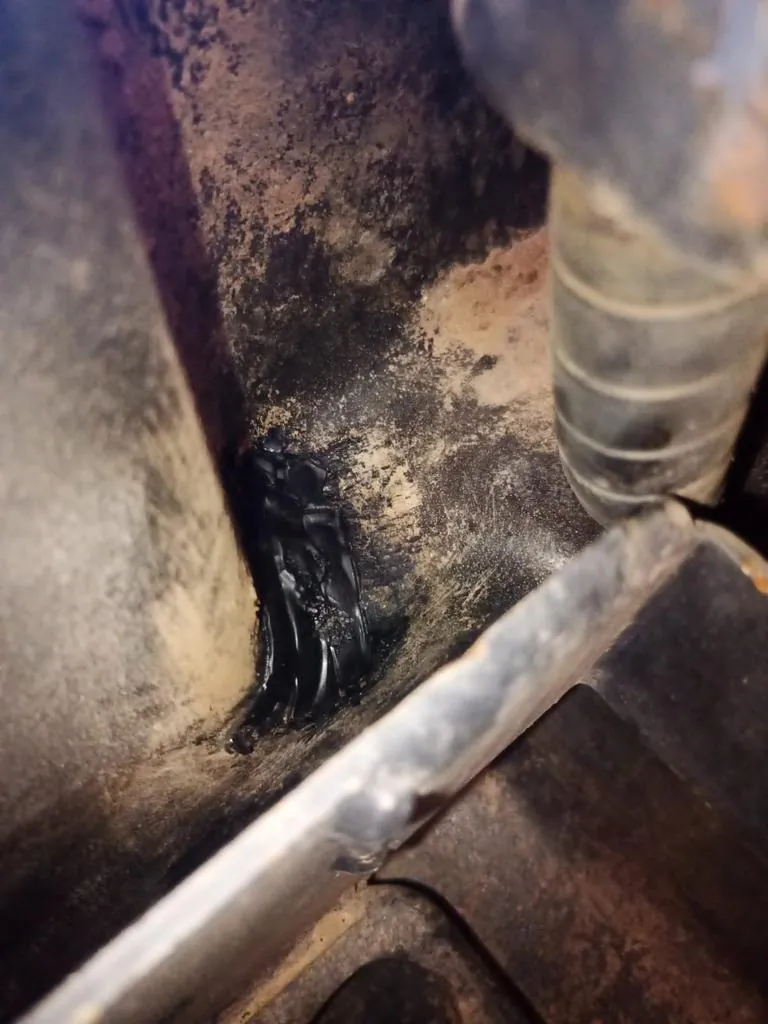 Foto 4 der Reparatur — Kraftstofftank-Reparatur Massey Ferguson 6490 — Rybical