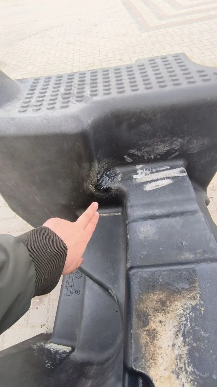 Foto 6 der Reparatur — Kraftstofftank-Reparatur Massey Ferguson 6490 — Rybical