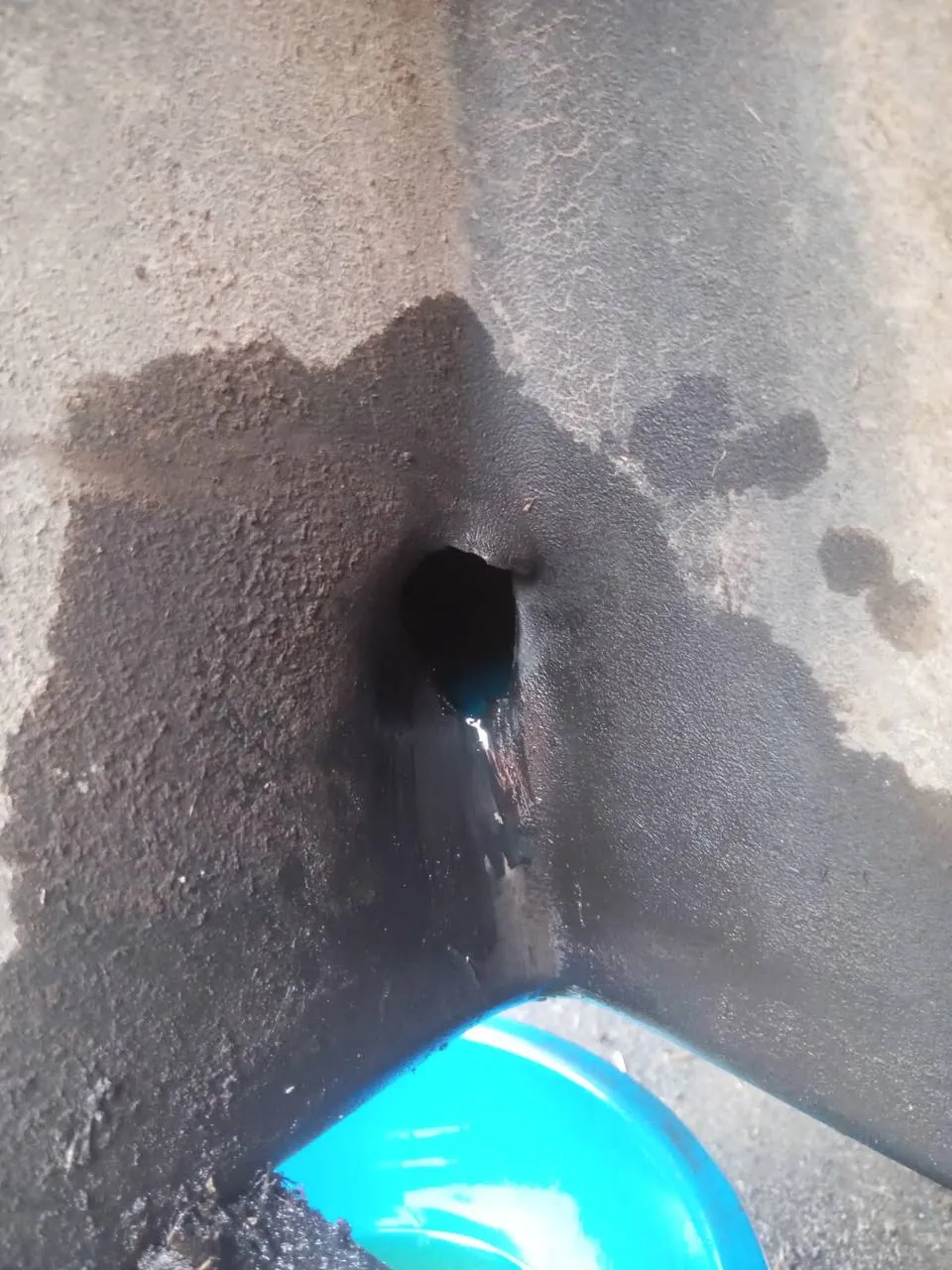 Foto 4 der Reparatur — Kraftstofftank-Reparatur JCB — Młudzyn
