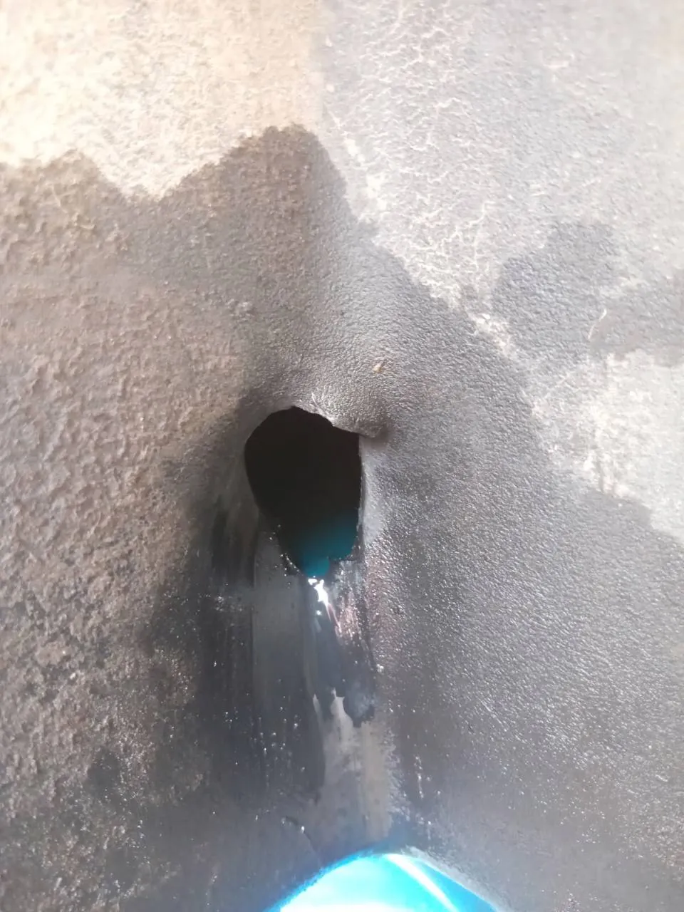 Foto 5 der Reparatur — Kraftstofftank-Reparatur JCB — Młudzyn