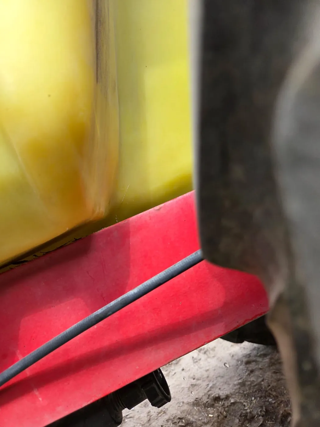 Foto 3 der Reparatur — Spritzentank-Reparatur an der Anhängespritze — Rudka