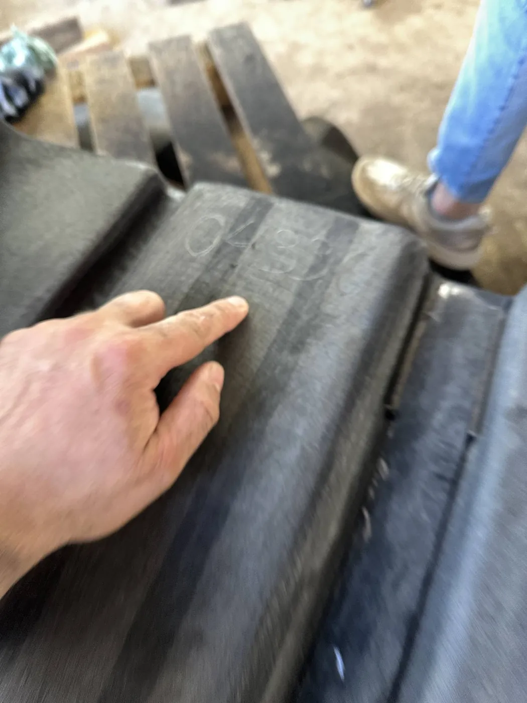 Foto 18 der Reparatur — Kraftstofftank-Reparatur New Holland T6030 — Hamulka