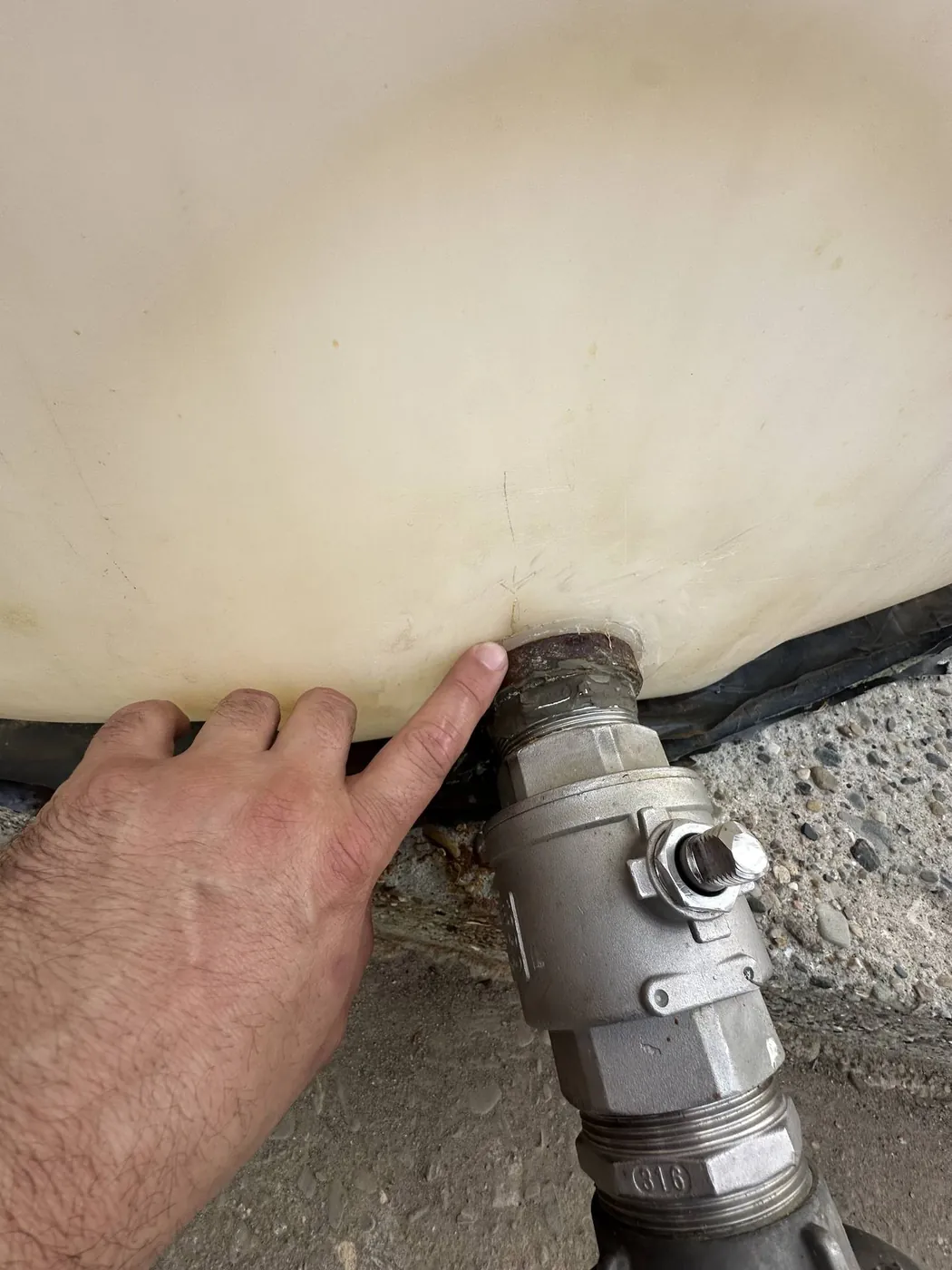 Foto 9 der Reparatur — Tank-Reparatur — Kosina