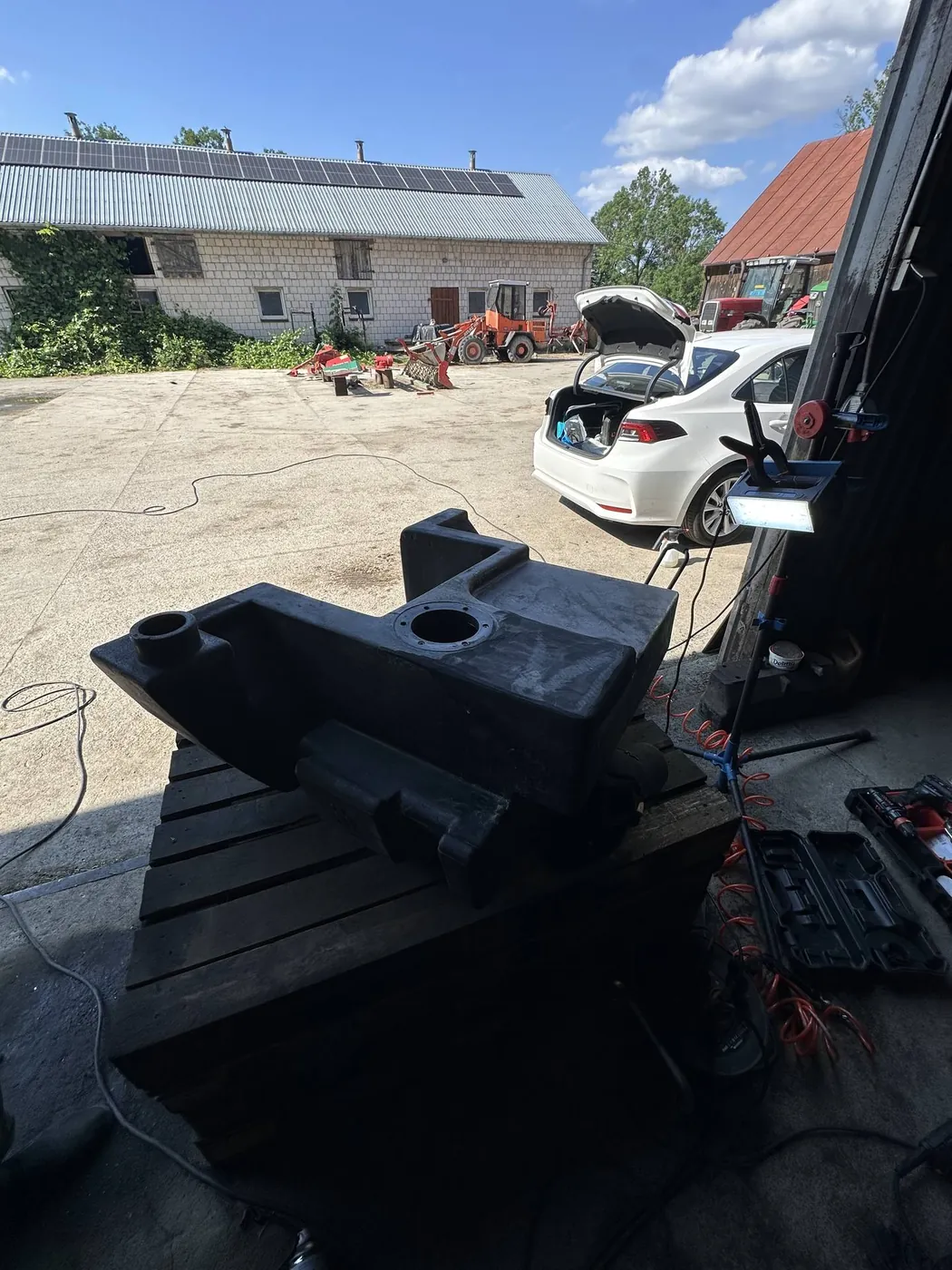 Foto 8 der Reparatur — Kraftstofftank-Reparatur JCB 530-70 — Stary Janin