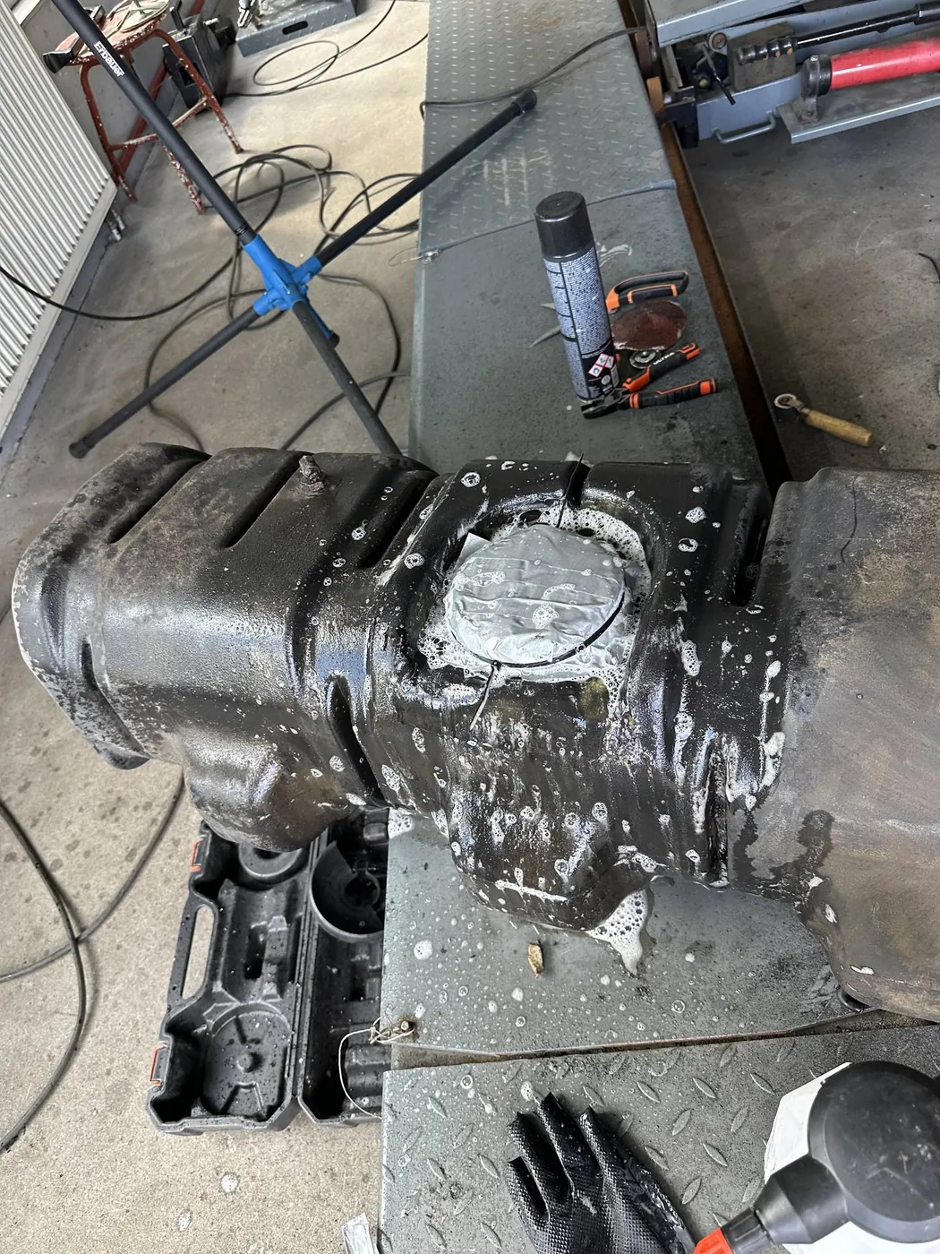 Foto 10 der Reparatur — Kraftstofftank-Reparatur Iveco Daily — Popielów