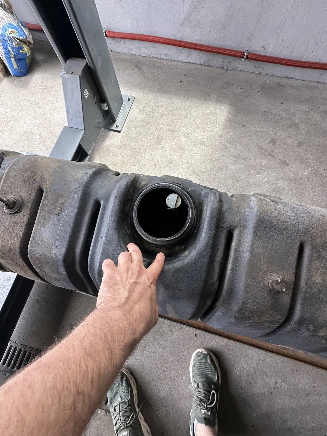 Foto 3 der Reparatur — Kraftstofftank-Reparatur Iveco Daily — Popielów