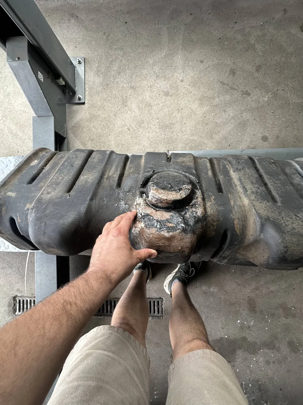 Foto 4 der Reparatur — Kraftstofftank-Reparatur Iveco Daily — Popielów