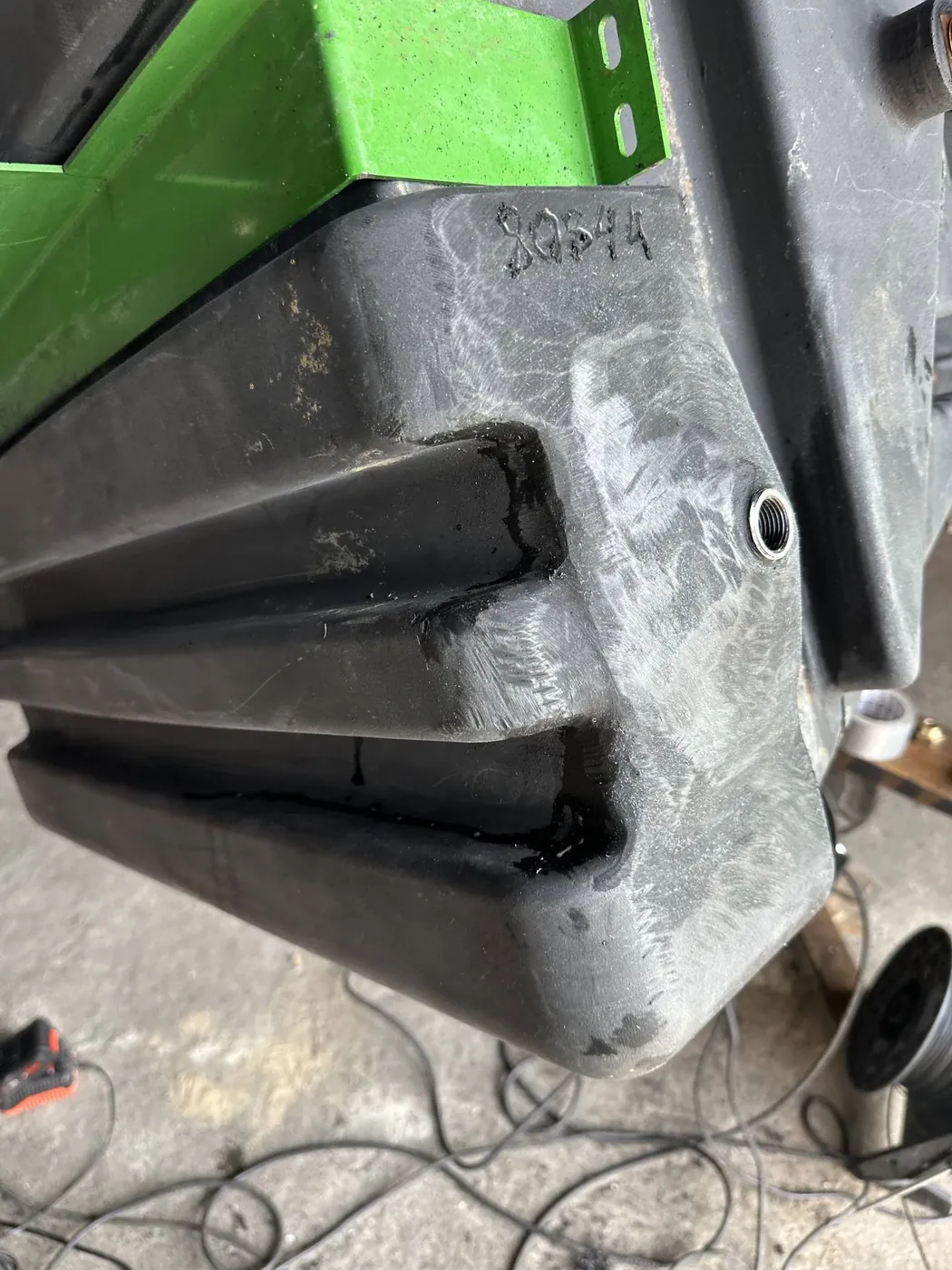 Foto 8 der Reparatur — Kraftstofftank-Reparatur John Deere 9640 — Ziomaki