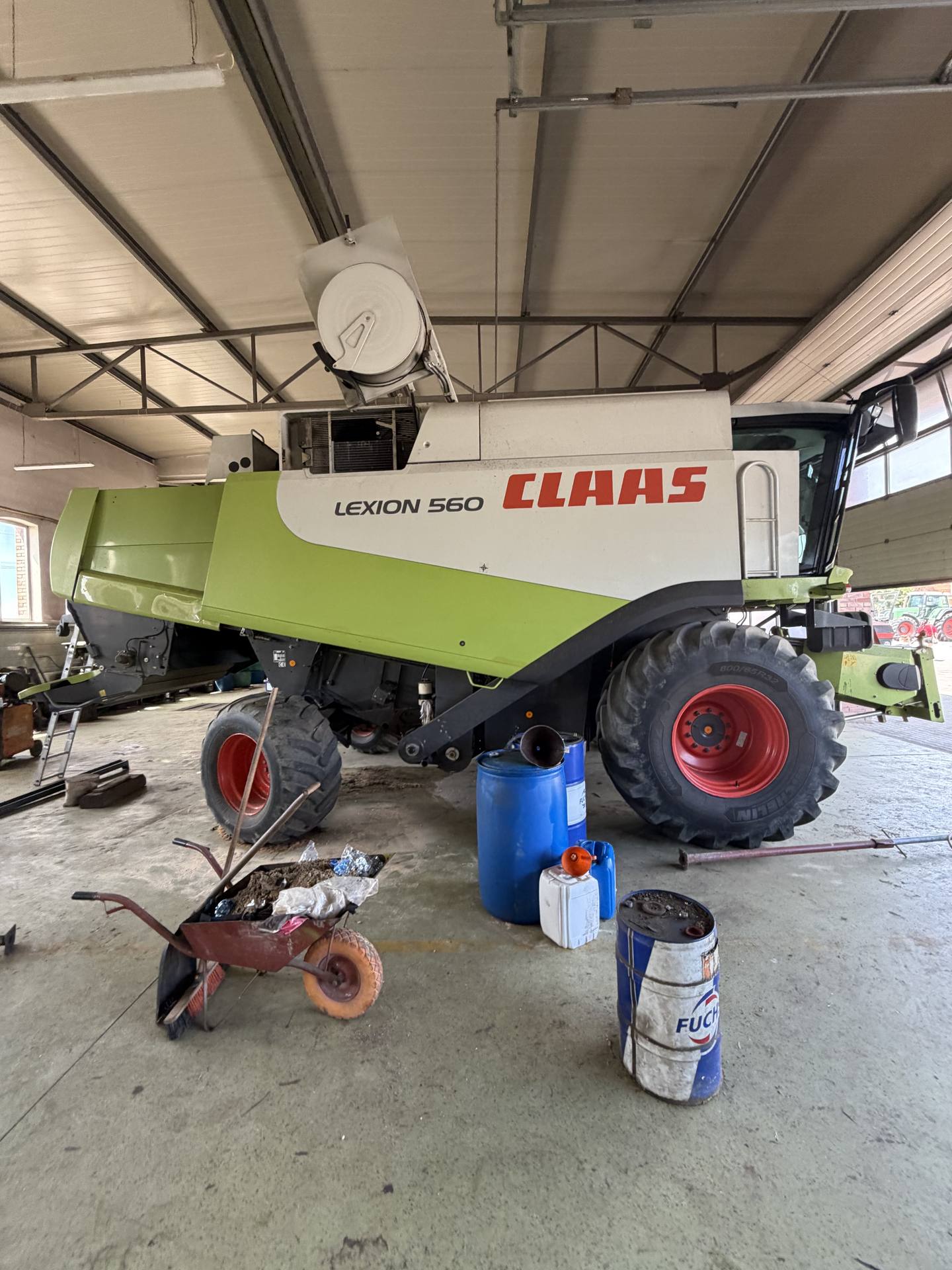 Foto 21 der Reparatur — Kraftstofftank-Reparatur Claas Lexion 560 — Jamy