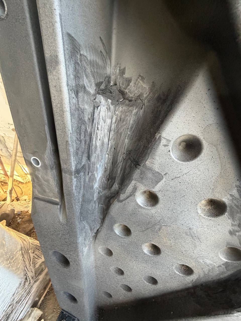 Foto 40 der Reparatur — Förderboden-Reparatur Massey Ferguson Ideal 7 — Bielica