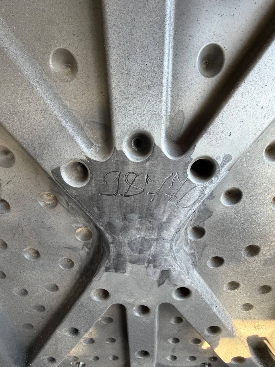 Foto 42 der Reparatur — Förderboden-Reparatur Massey Ferguson Ideal 7 — Bielica