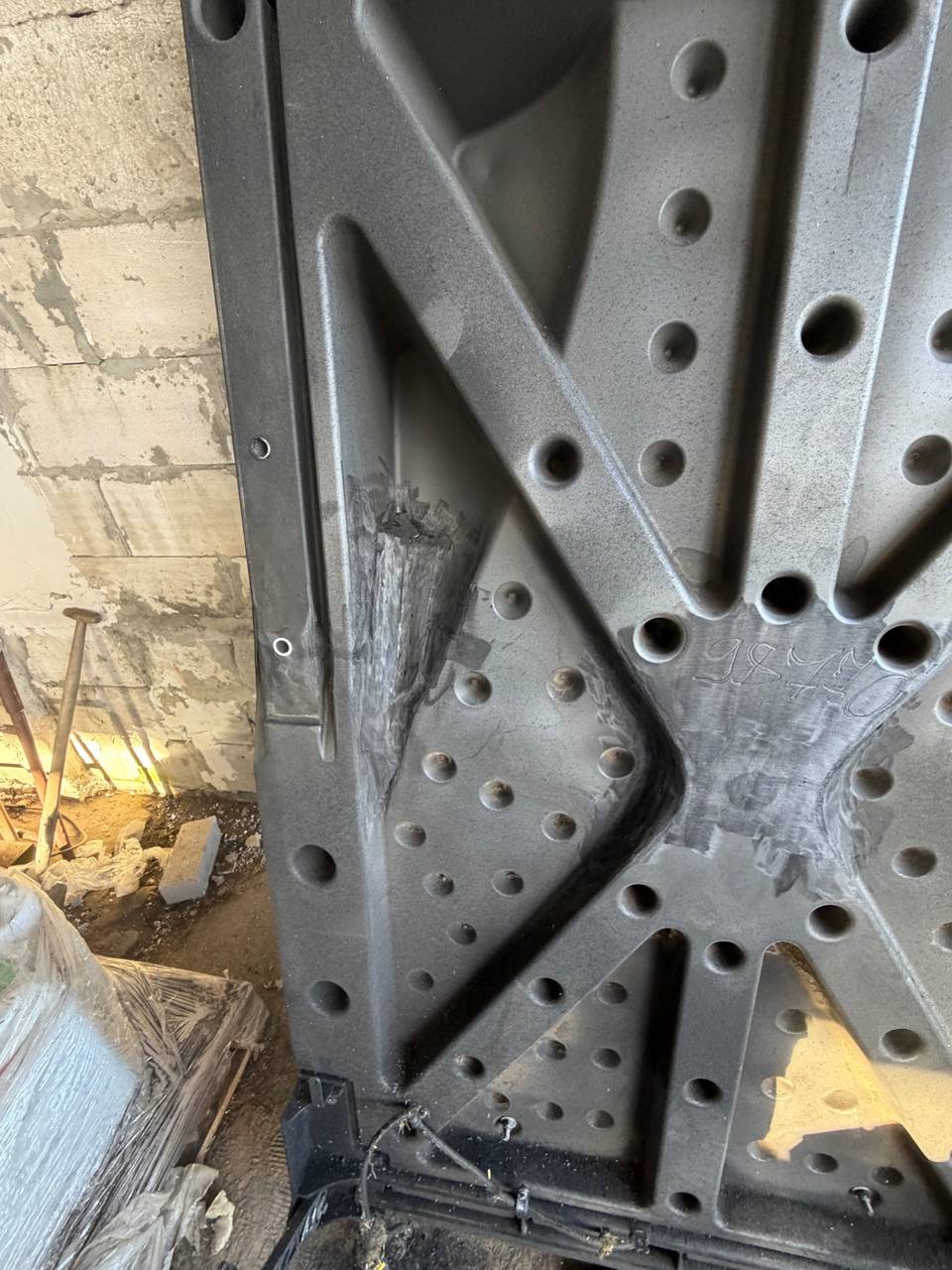 Foto 41 der Reparatur — Förderboden-Reparatur Massey Ferguson Ideal 7 — Bielica