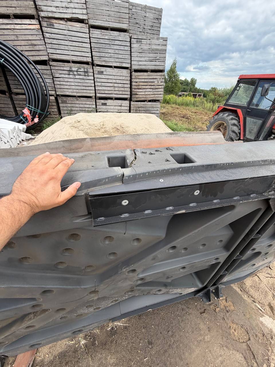 Foto 20 der Reparatur — Förderboden-Reparatur Massey Ferguson Ideal 7 — Bielica