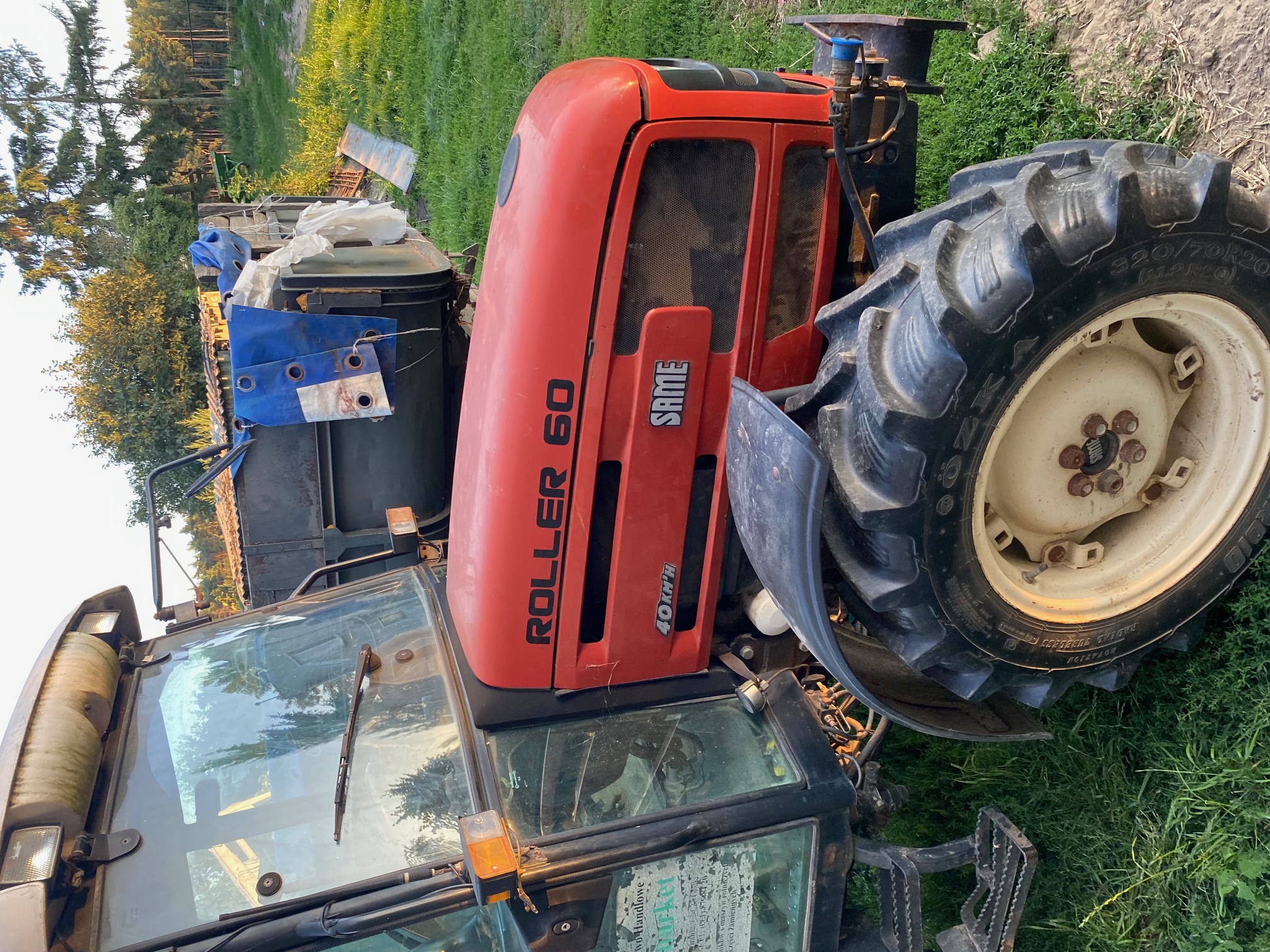 Foto 8 der Reparatur — Kraftstofftank-Reparatur Same Roller 60 — Podpniewki