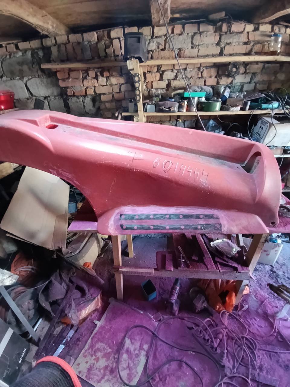 Foto 36 der Reparatur — Halmteiler-Reparatur am Schneidwerk (2)