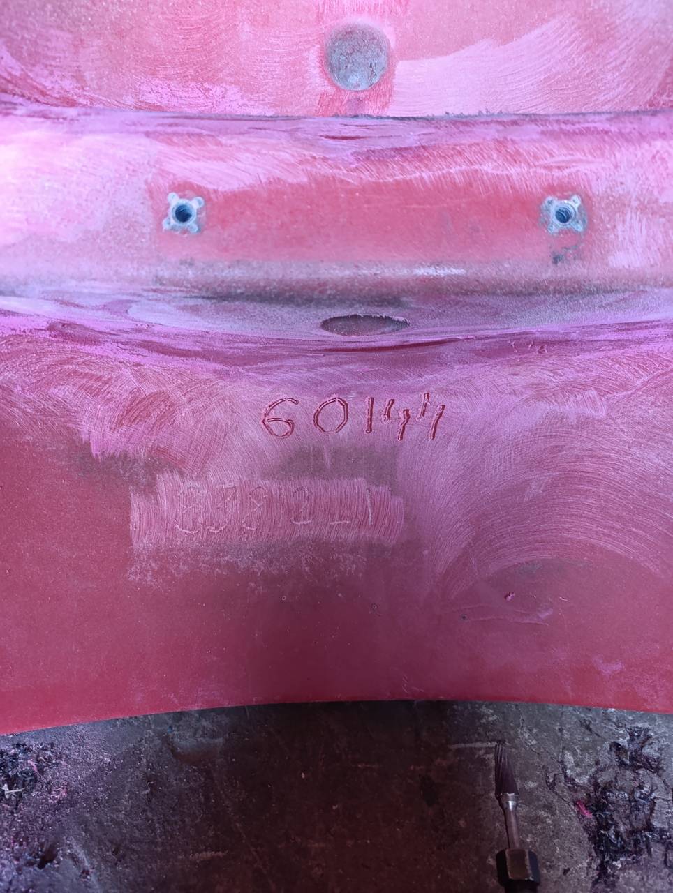 Foto 46 der Reparatur — Halmteiler-Reparatur am Schneidwerk (2)