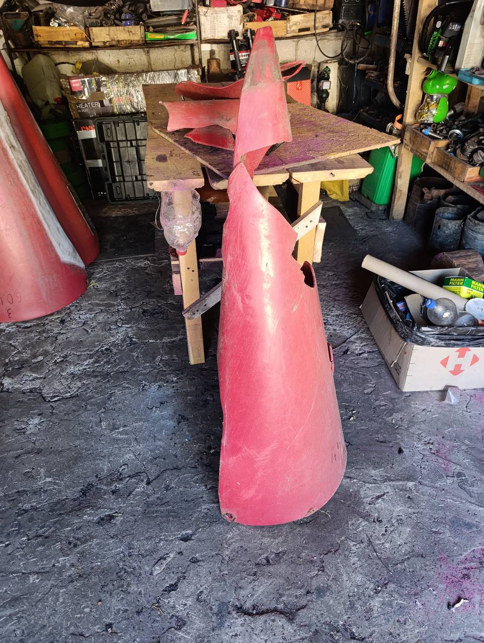 Foto 19 der Reparatur — Halmteiler-Reparatur am Schneidwerk (2)