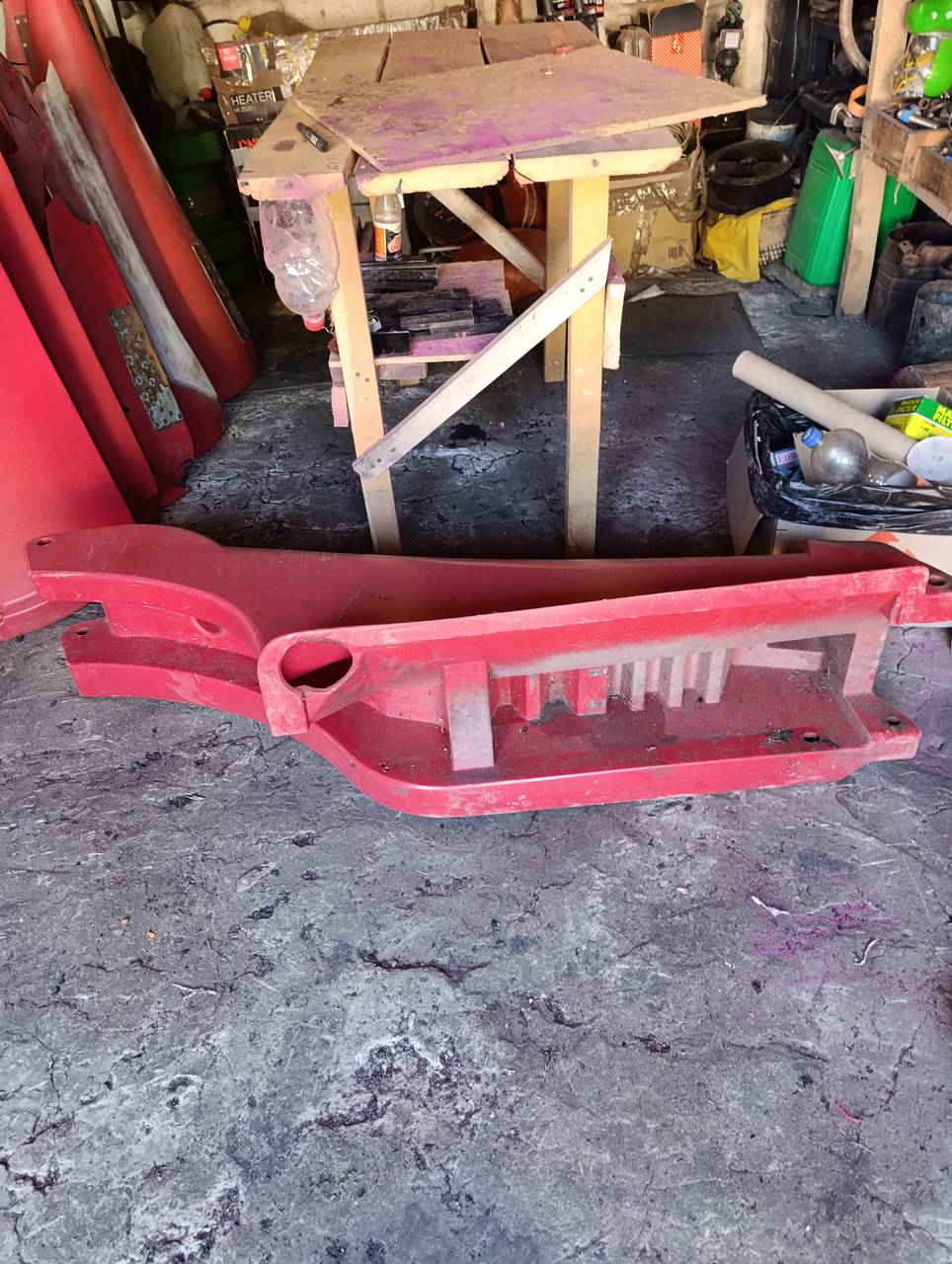 Foto 35 der Reparatur — Halmteiler-Reparatur am Schneidwerk (2)