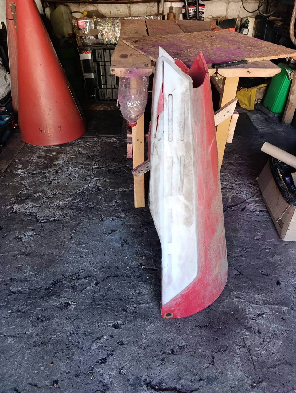 Foto 15 der Reparatur — Halmteiler-Reparatur am Schneidwerk (2)