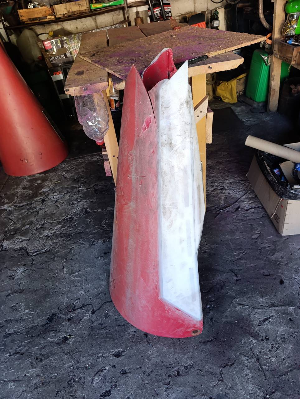Foto 14 der Reparatur — Halmteiler-Reparatur am Schneidwerk (2)