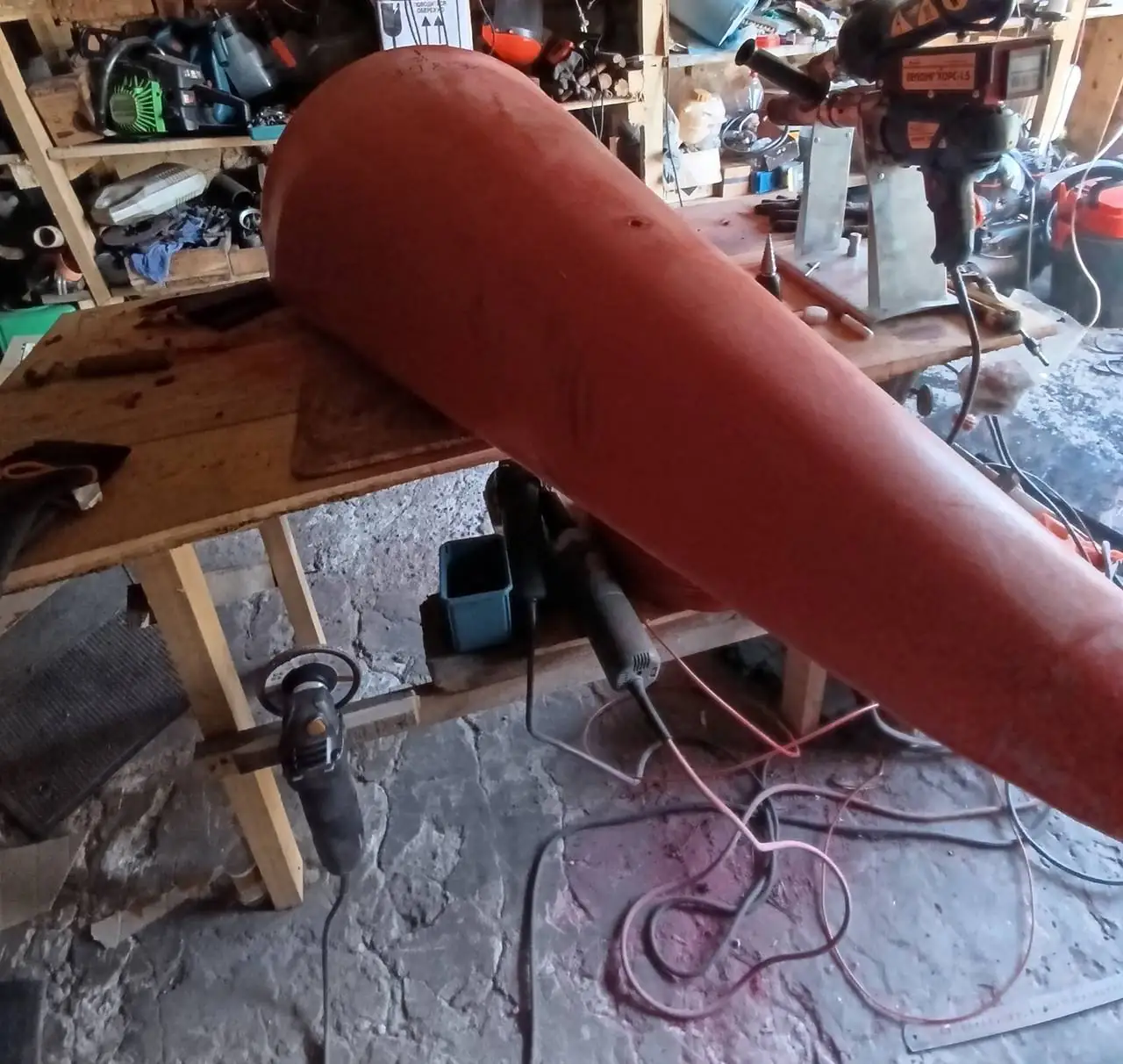 Foto 3 der Reparatur — Halmteiler-Reparatur am Schneidwerk — Risse