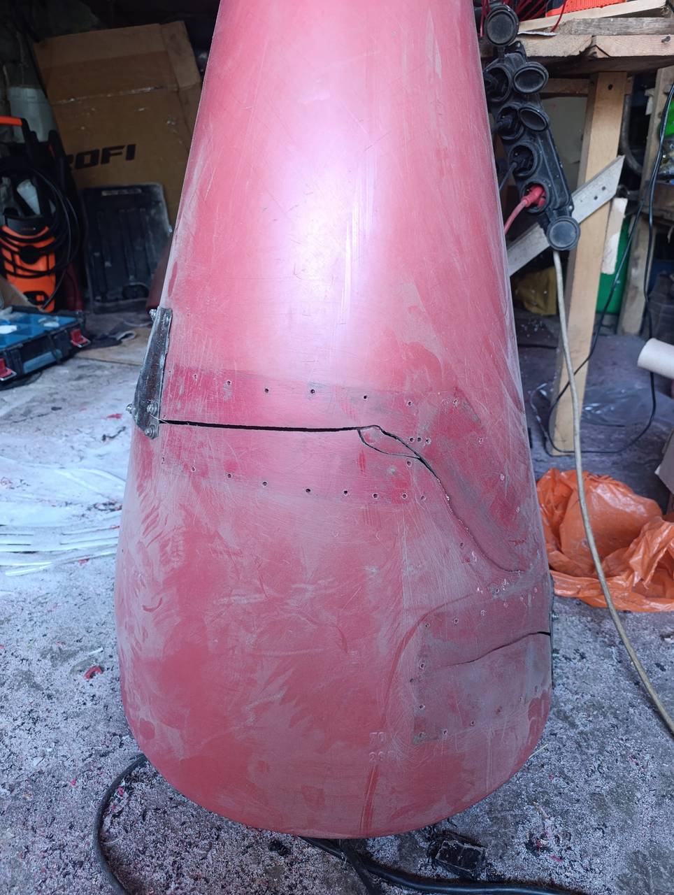 Foto 4 der Reparatur — Halmteiler-Reparatur am Schneidwerk — August 2026
