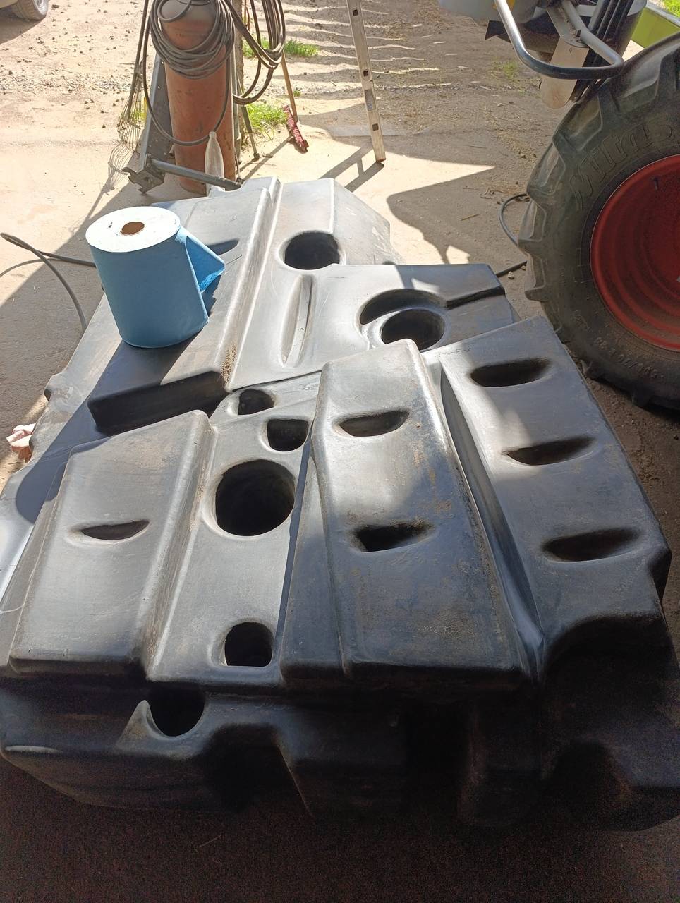 Kraftstofftank-Reparatur Claas Lexion — Riss