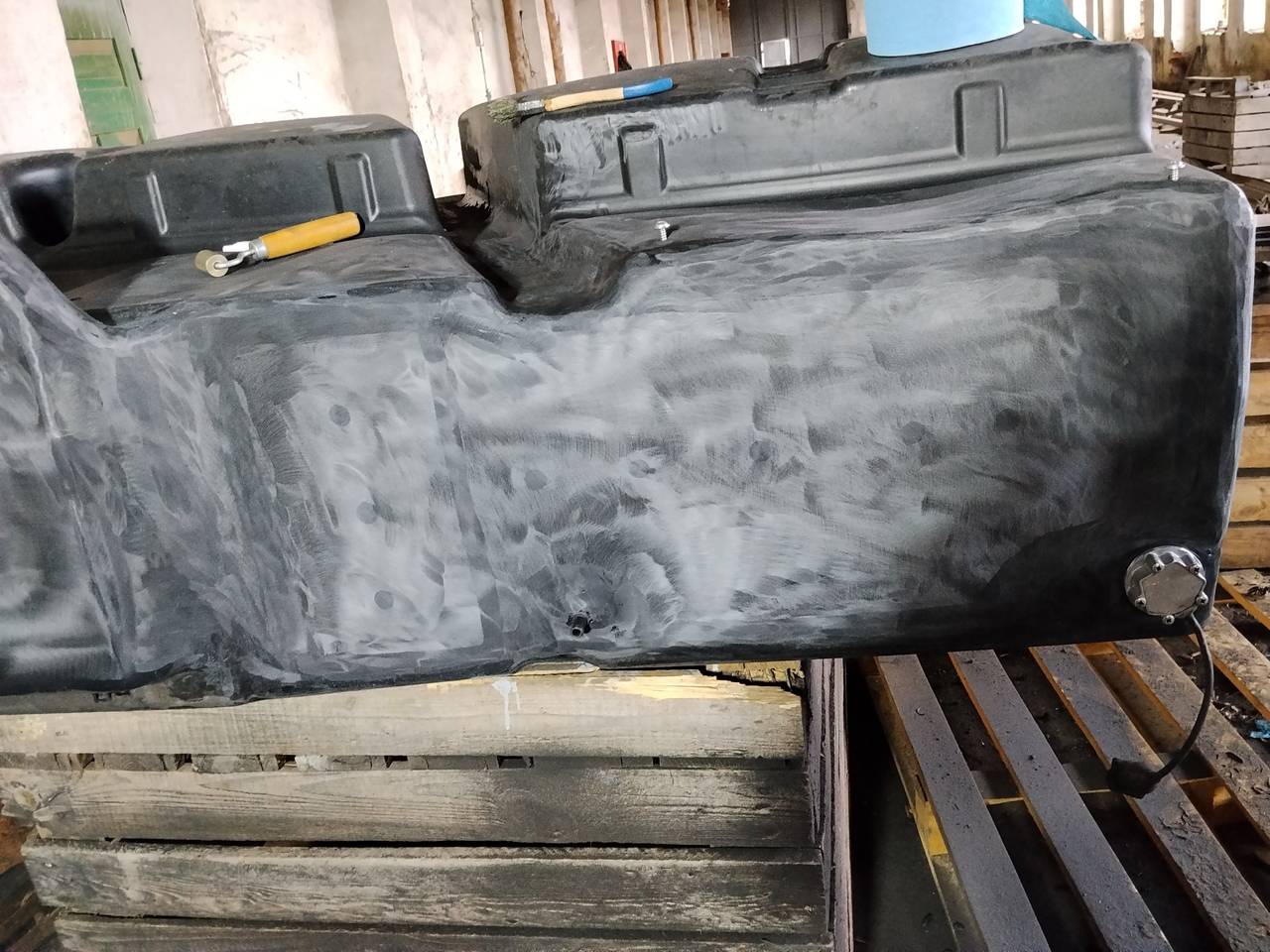 Foto 26 der Reparatur — Kraftstofftank-Reparatur Claas Lexion 760
