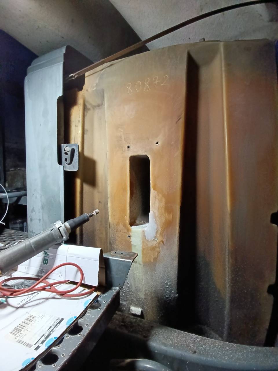 Foto 14 der Reparatur — Kraftstofftank-Reparatur Hardi CC20