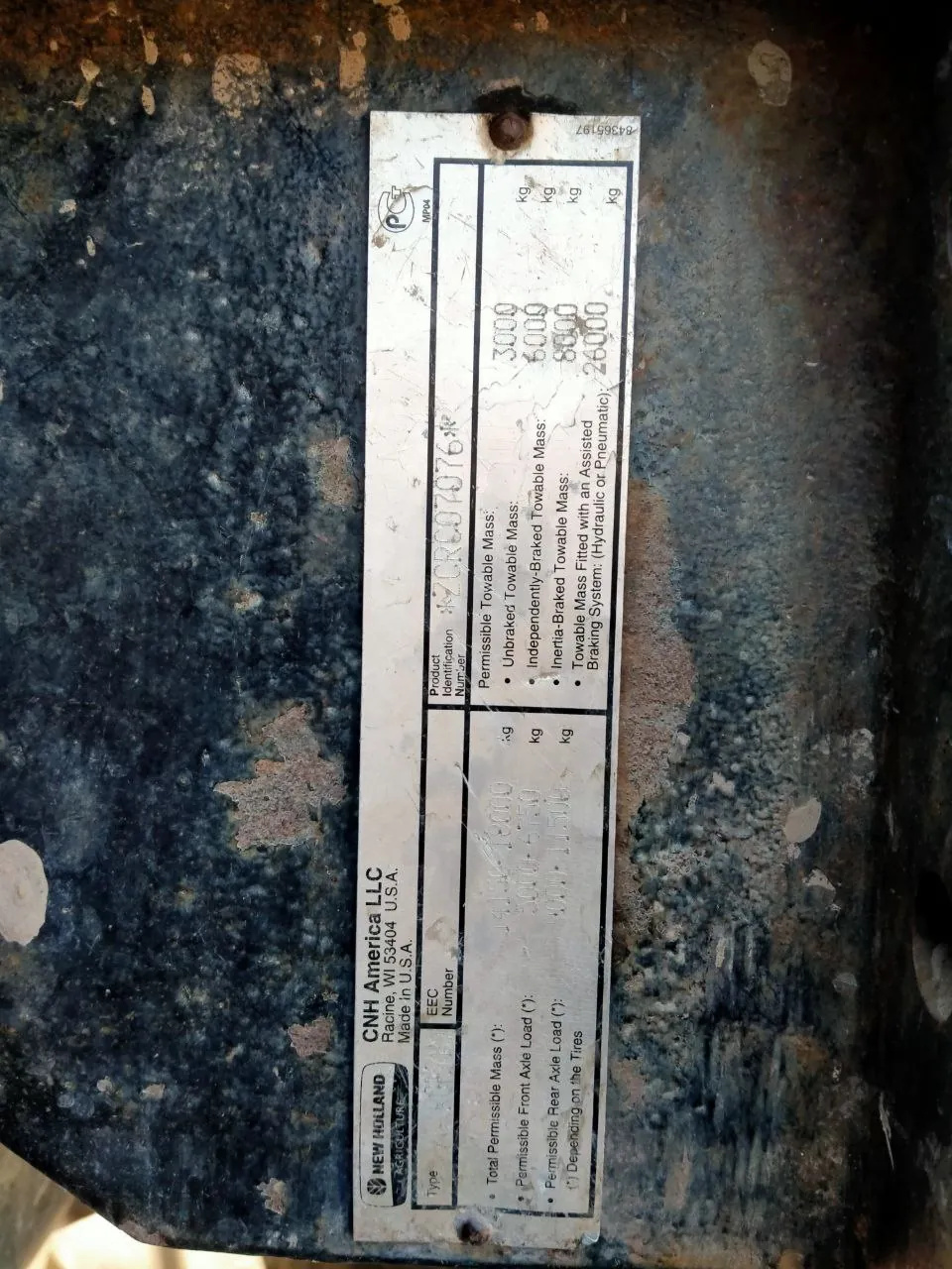 Foto 18 der Reparatur — Kraftstofftank-Reparatur New Holland T8.390