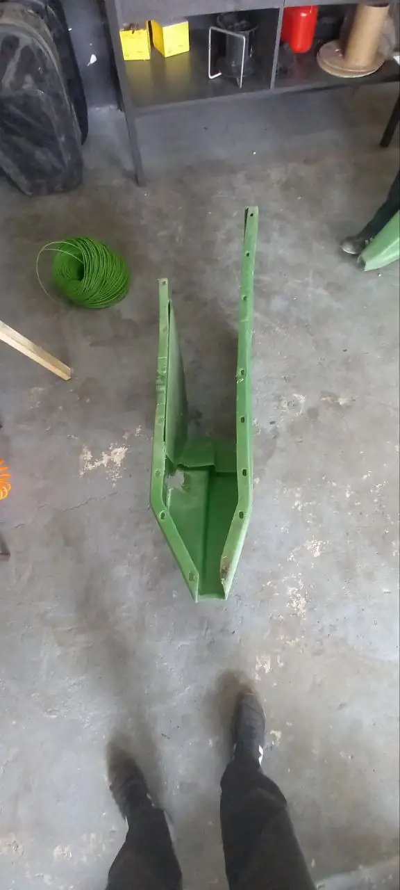 Halmteiler-Reparatur John Deere