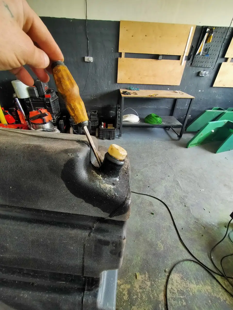 Foto 29 der Reparatur — Kraftstofftank-Reparatur New Holland T7060