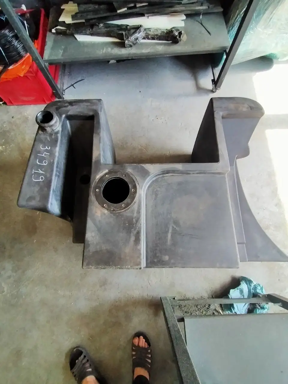 Foto 10 der Reparatur — Kraftstofftank-Reparatur JCB 531-70