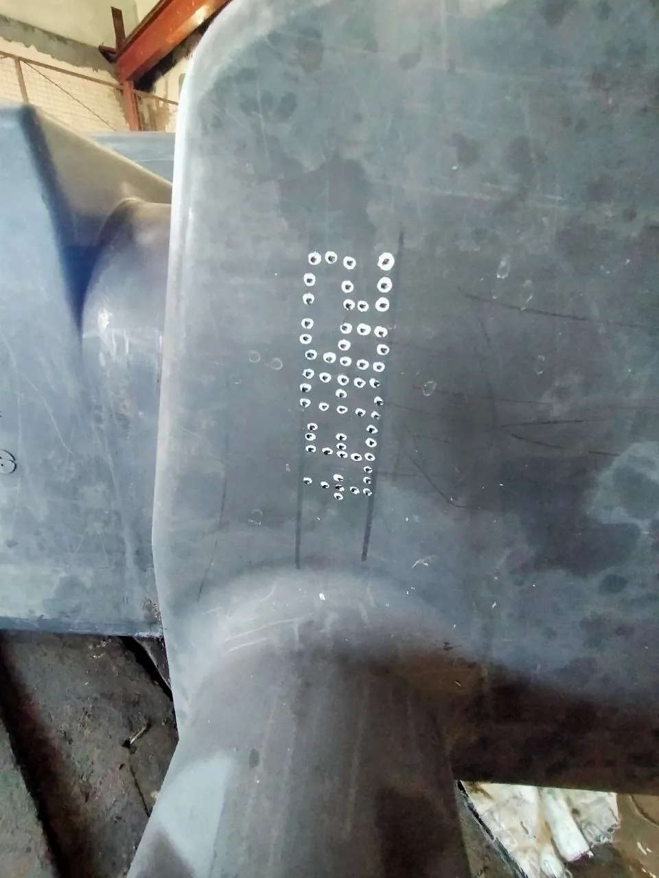 Foto 2 der Reparatur — Kraftstofftank-Reparatur New Holland — August 2023