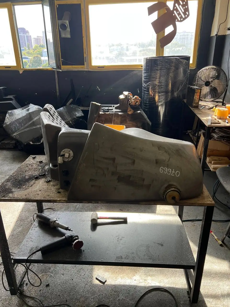 Foto 4 der Reparatur — Kraftstofftank-Reparatur Manitou