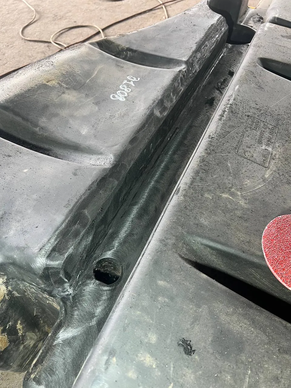 Foto 35 der Reparatur — Kraftstofftank-Reparatur Claas Lexion 580