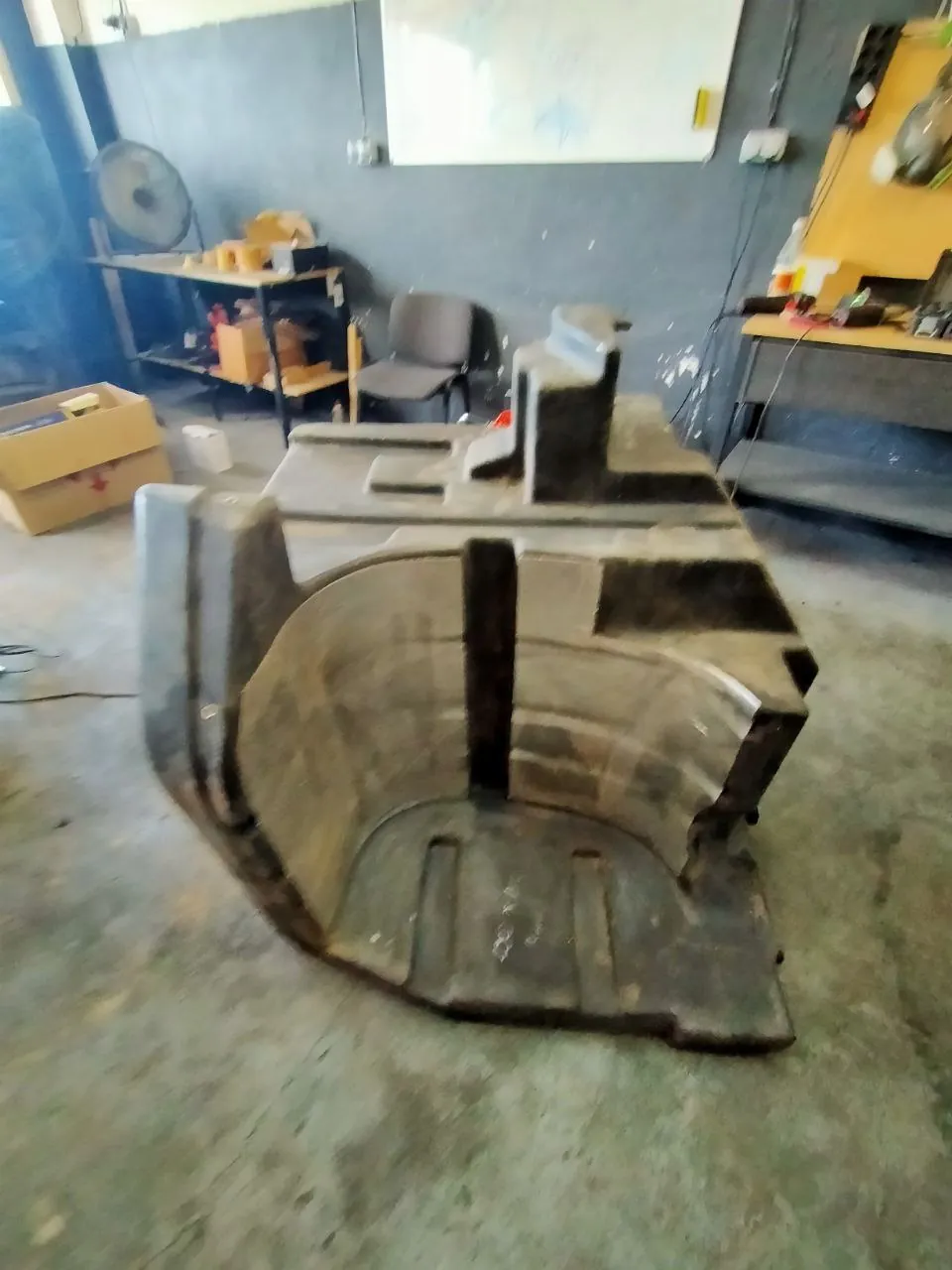 Foto 10 der Reparatur — Kraftstofftank-Reparatur Case 340 — Riss am Befestigungspunkt