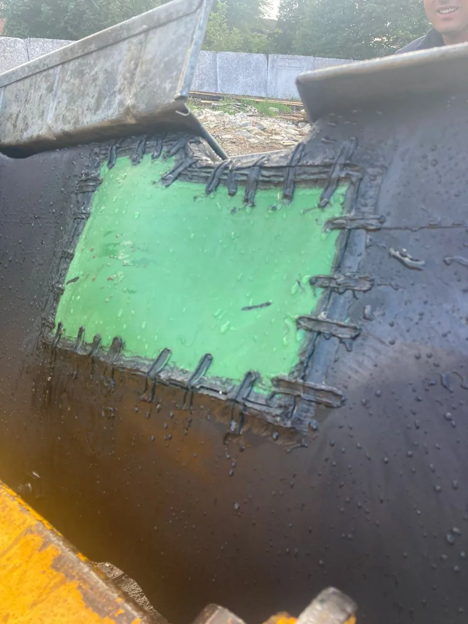 Kraftstofftank-Reparatur Claas Lexion 760 — September 2023
