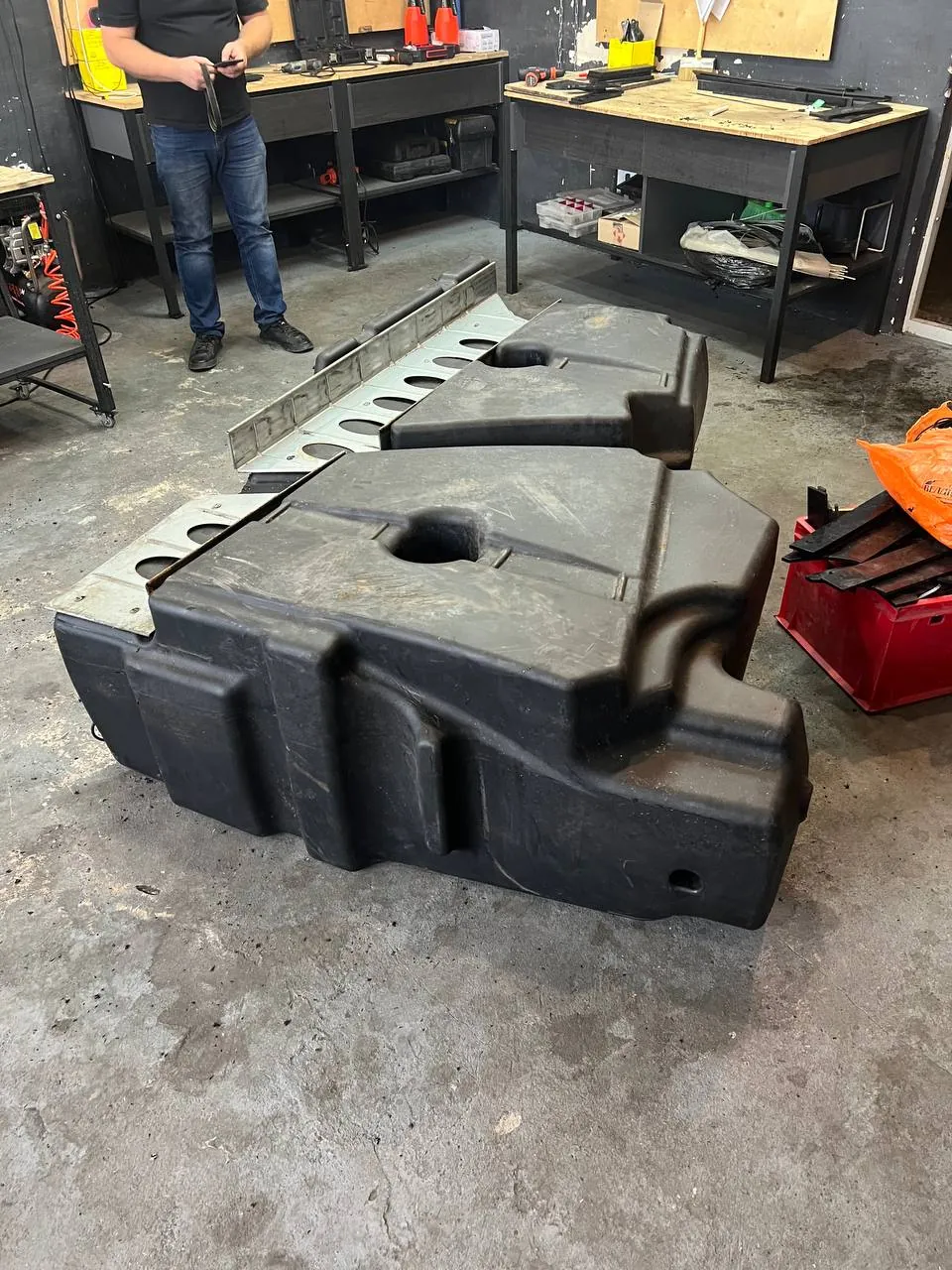 Foto 5 der Reparatur — Kraftstofftank-Reparatur Claas Lexion 760 — September 2023