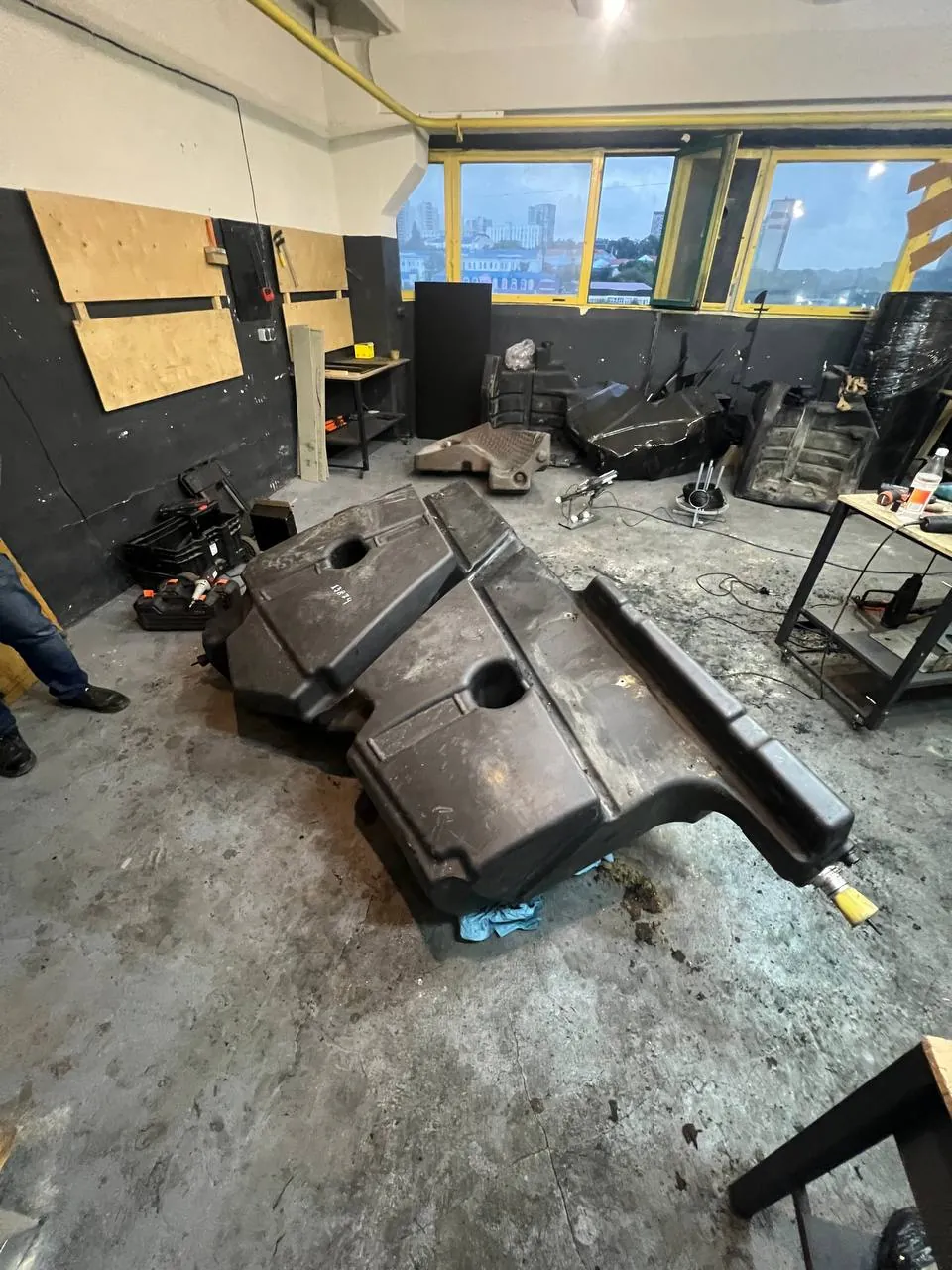 Foto 9 der Reparatur — Kraftstofftank-Reparatur Claas Lexion 760 — September 2023