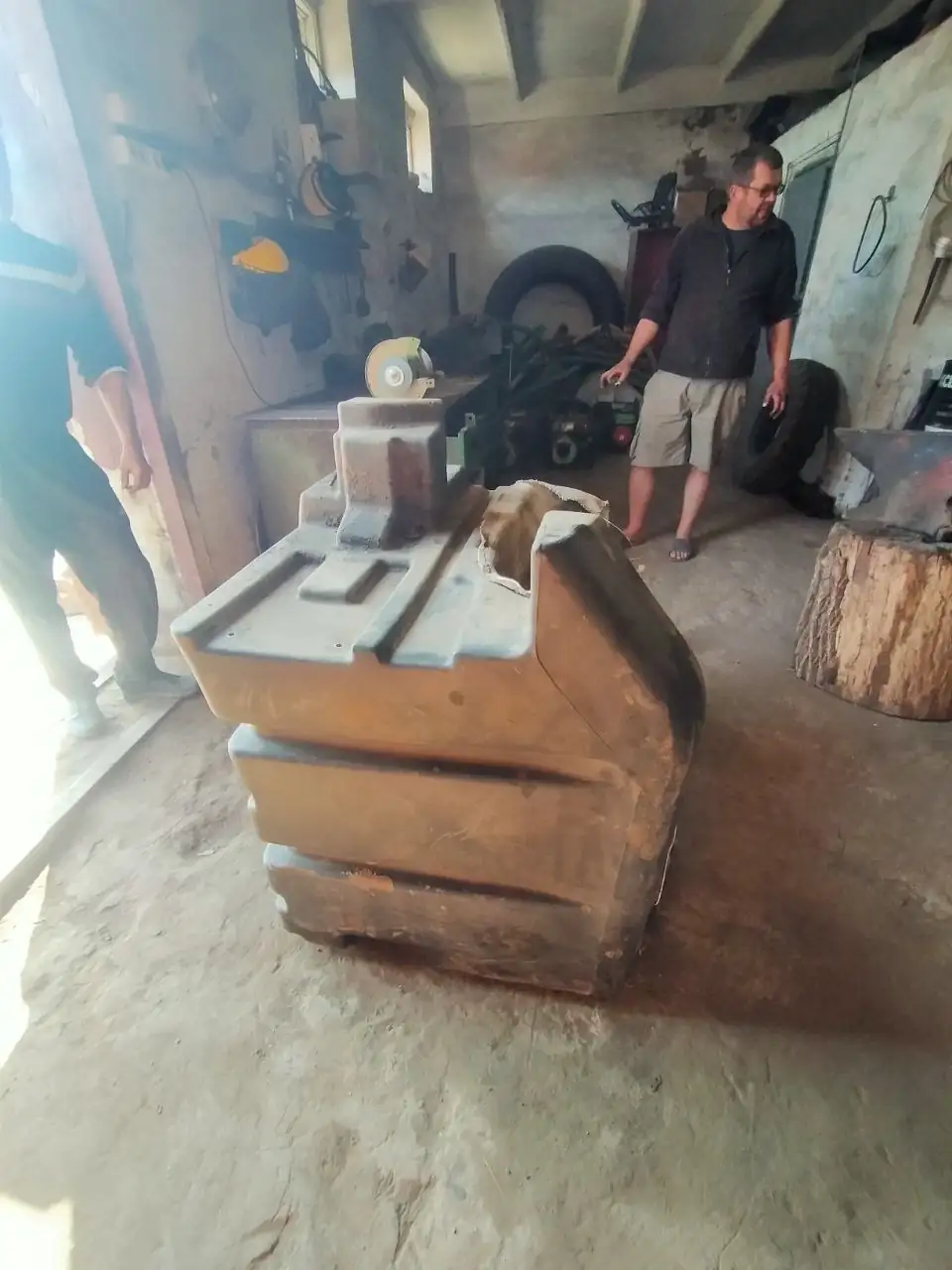 Foto 13 der Reparatur — Kraftstofftank-Reparatur Case 340 (2)