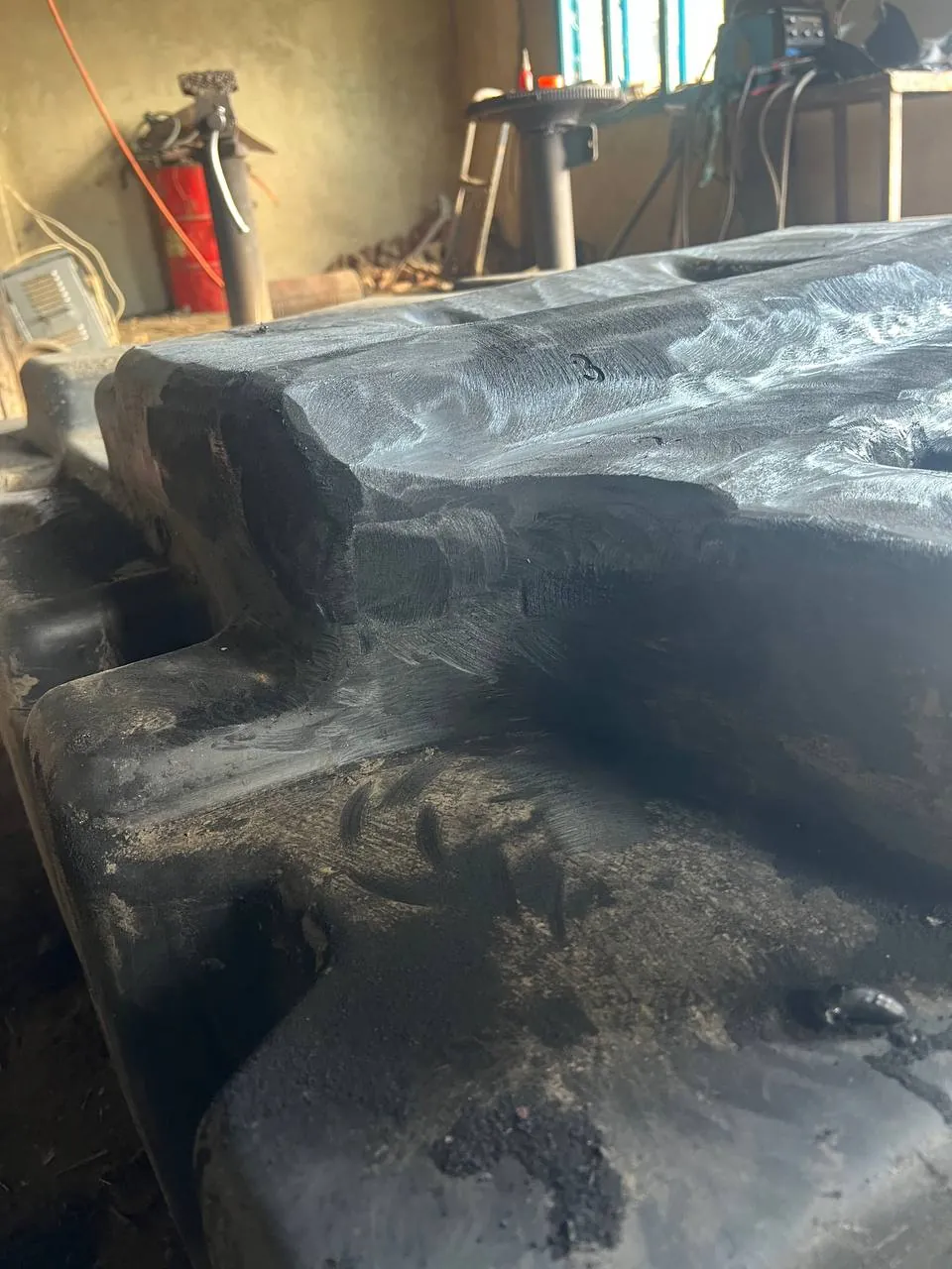 Foto 5 der Reparatur — Kraftstofftank-Reparatur Claas Lexion 560 — September 2023