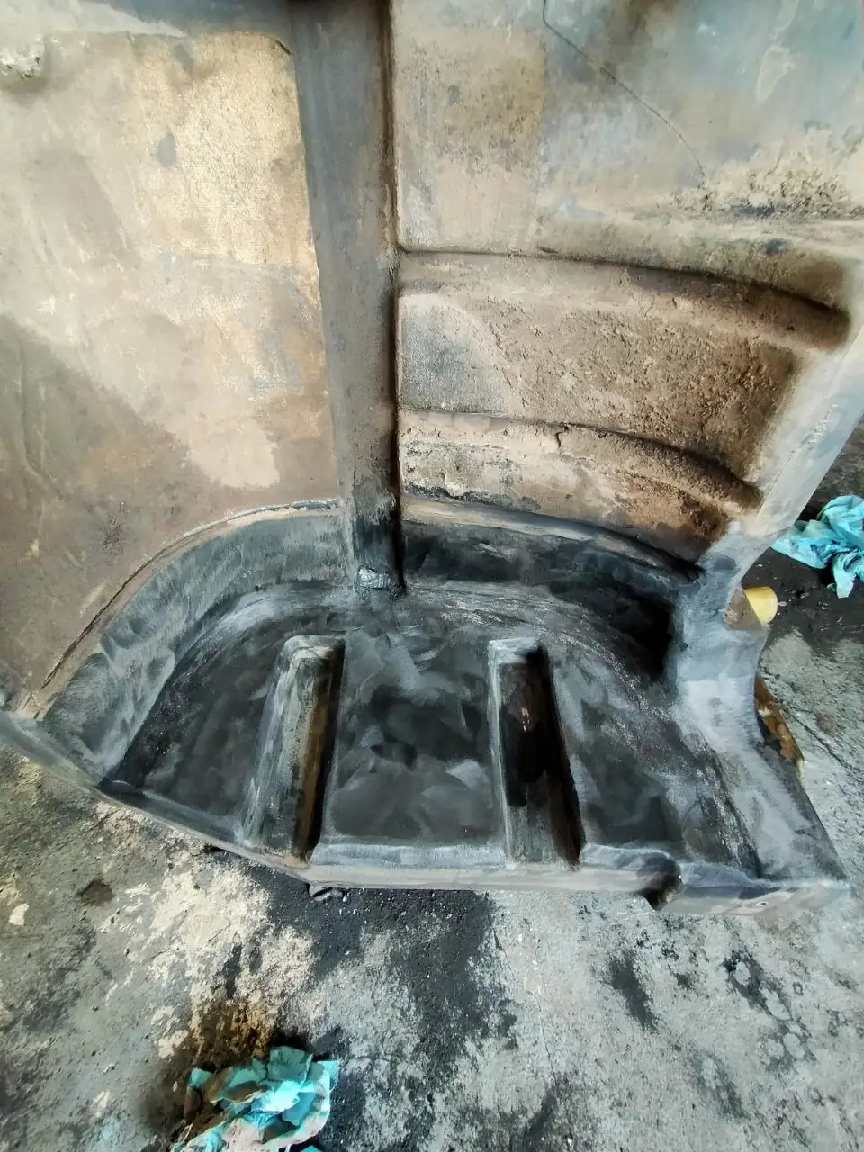 Foto 1 der Reparatur — Kraftstofftank-Reparatur Case 340 — September 2023