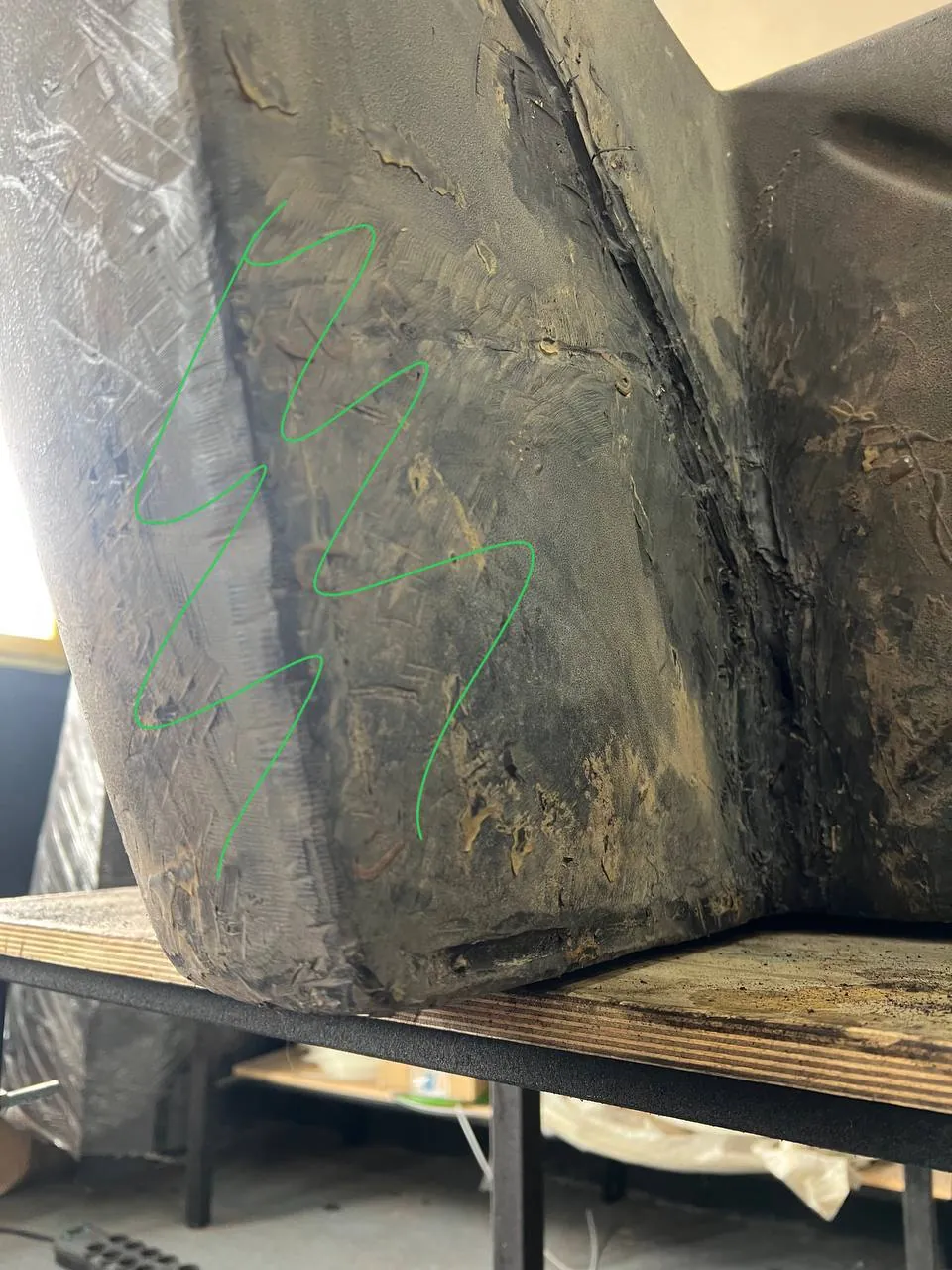 Foto 8 der Reparatur — Kraftstofftank-Reparatur JCB 531-70 — Dezember 2023