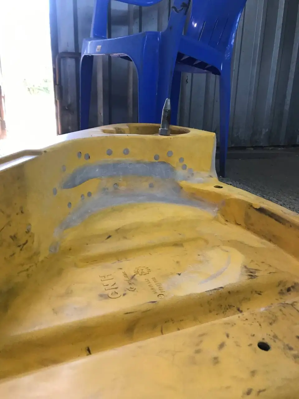 Foto 63 der Reparatur — Halmteiler-Reparatur am Schneidwerk
