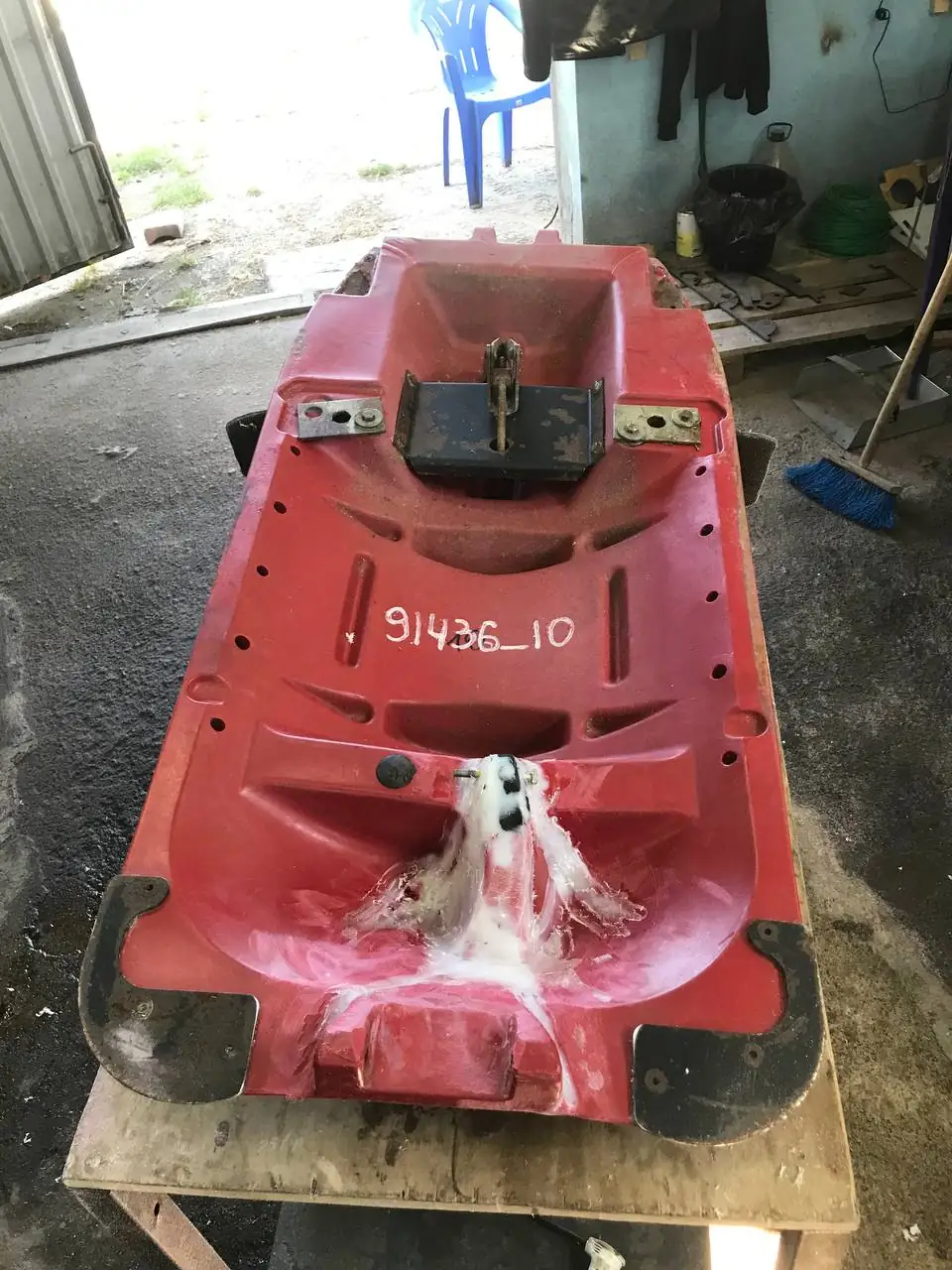 Foto 25 der Reparatur — Halmteiler-Reparatur am Schneidwerk