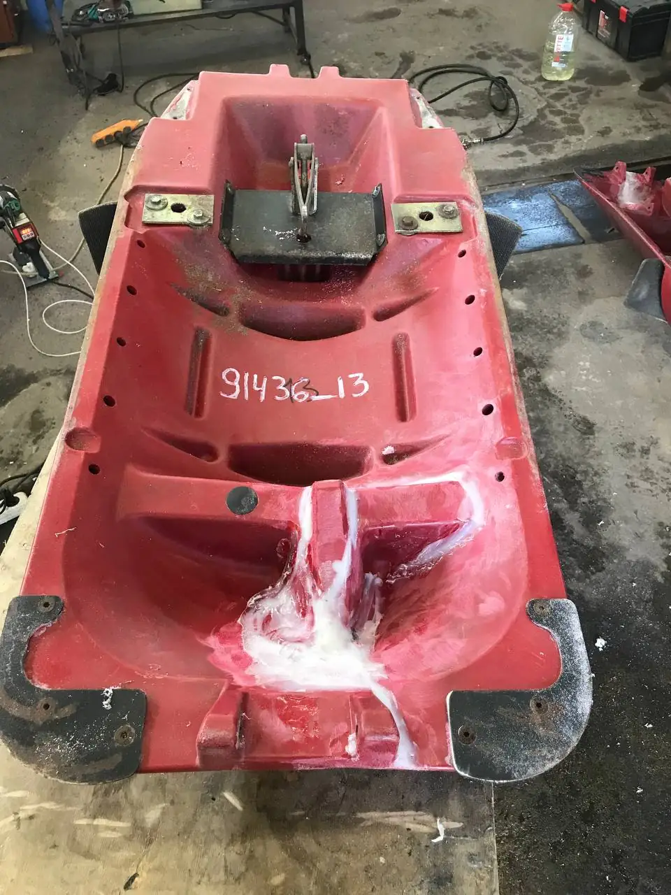 Foto 56 der Reparatur — Halmteiler-Reparatur am Schneidwerk