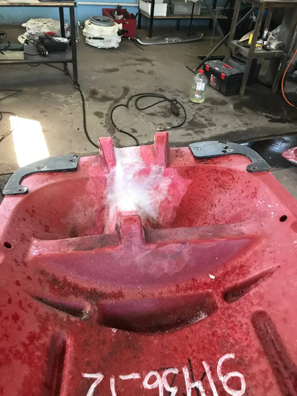Foto 48 der Reparatur — Halmteiler-Reparatur am Schneidwerk